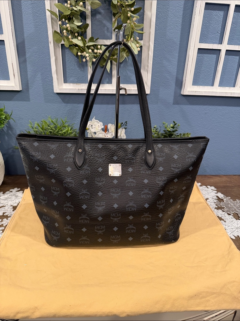 MCM Visetos Tote bag MM